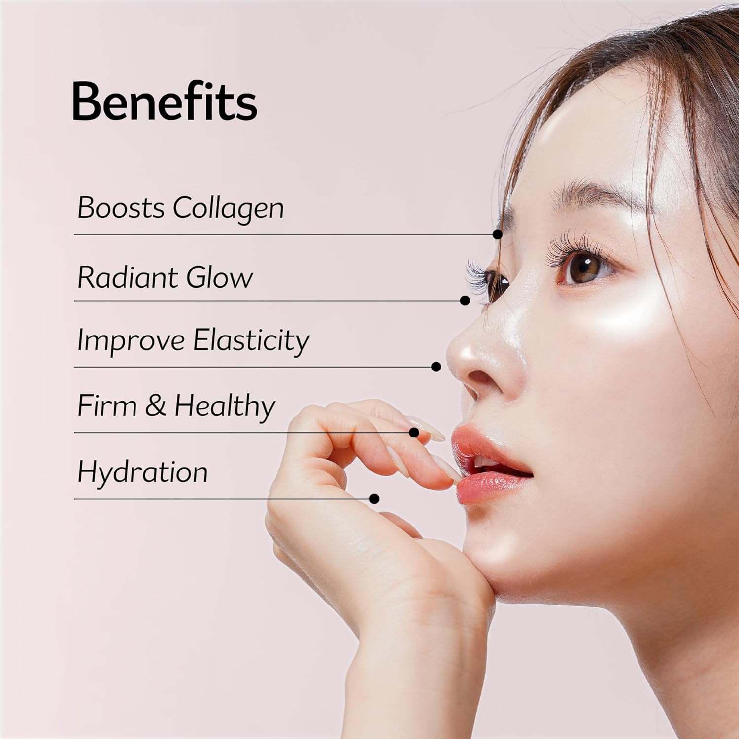 Baby Collagen Glow Mask - Korean Peel off Facial Mask Infused with Reallagen/T3 Vegan Collagen, Aginon, Volufiline for Hydrating, Firming, Glow, Glass Skin | Optional Overnight Use, 1.69 Fl.Oz