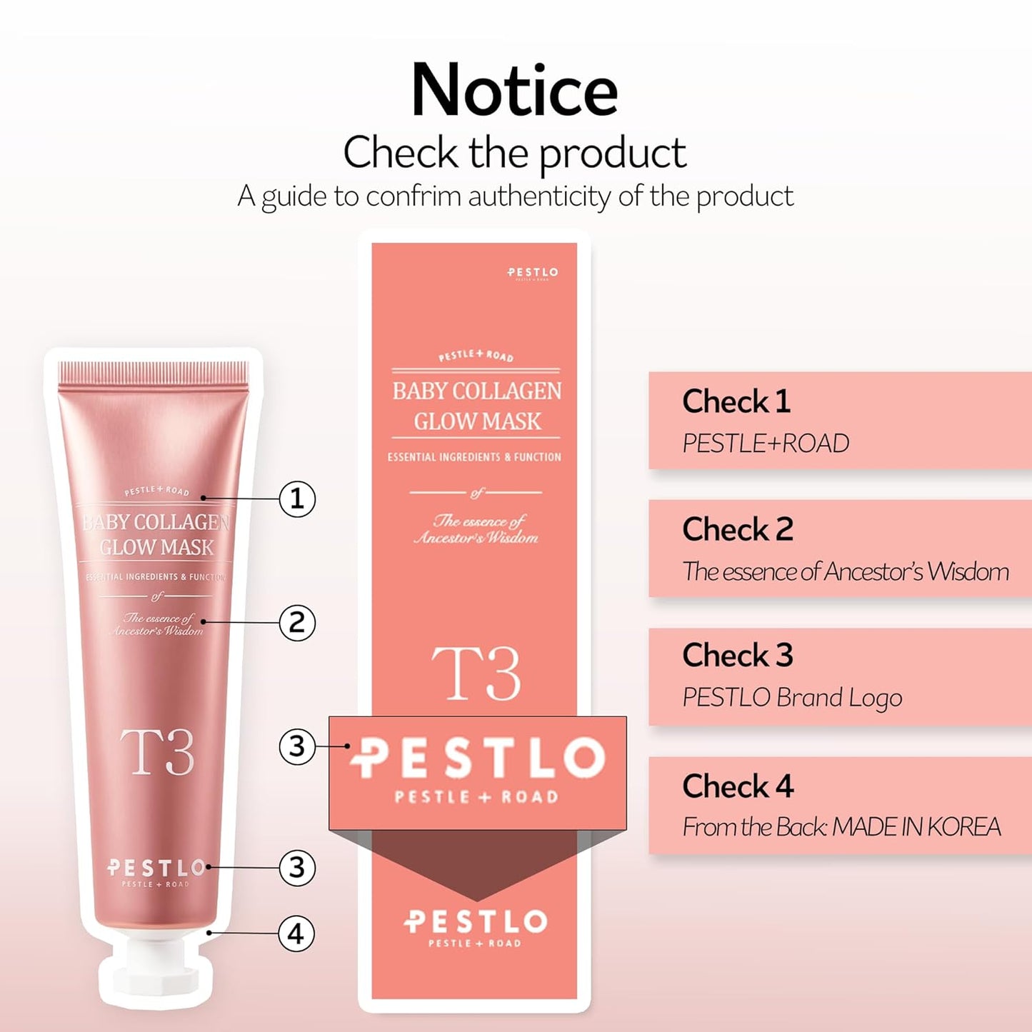 Baby Collagen Glow Mask - Korean Peel off Facial Mask Infused with Reallagen/T3 Vegan Collagen, Aginon, Volufiline for Hydrating, Firming, Glow, Glass Skin | Optional Overnight Use, 1.69 Fl.Oz