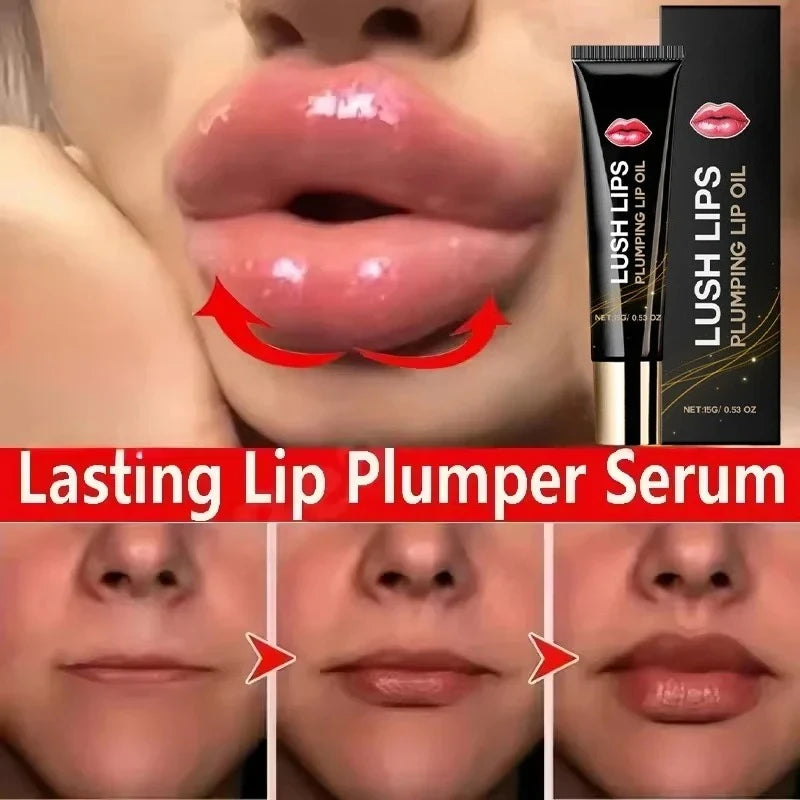 Lasting Volumising Lip Serum Instantly Lips Elasticity Plumping Gloss Oils Reduce Fine Lines Moisturizing Sexy Lip Care Product